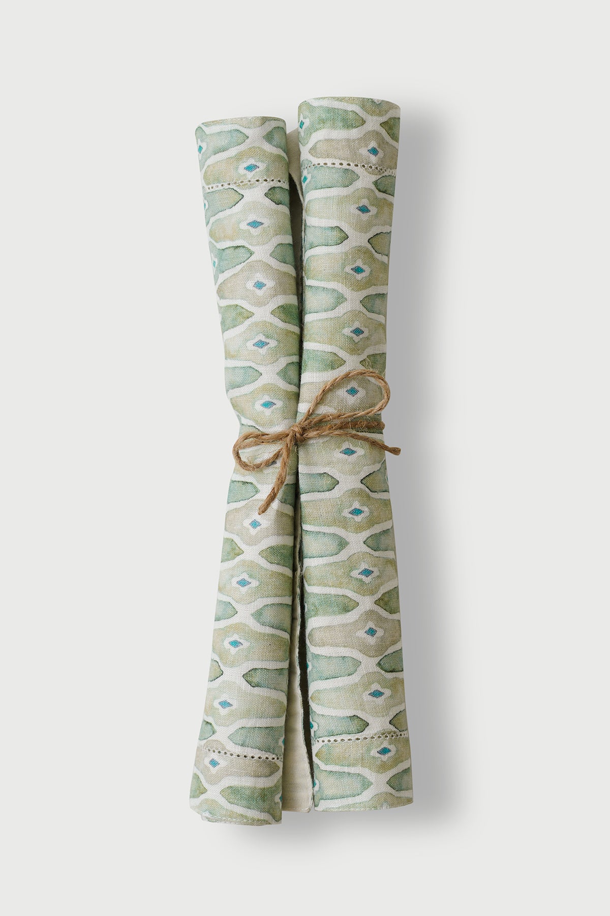 Mosaic Sage Table Mats | Set of 2