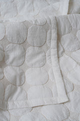 Zen Ivory Quilted Bedding Set