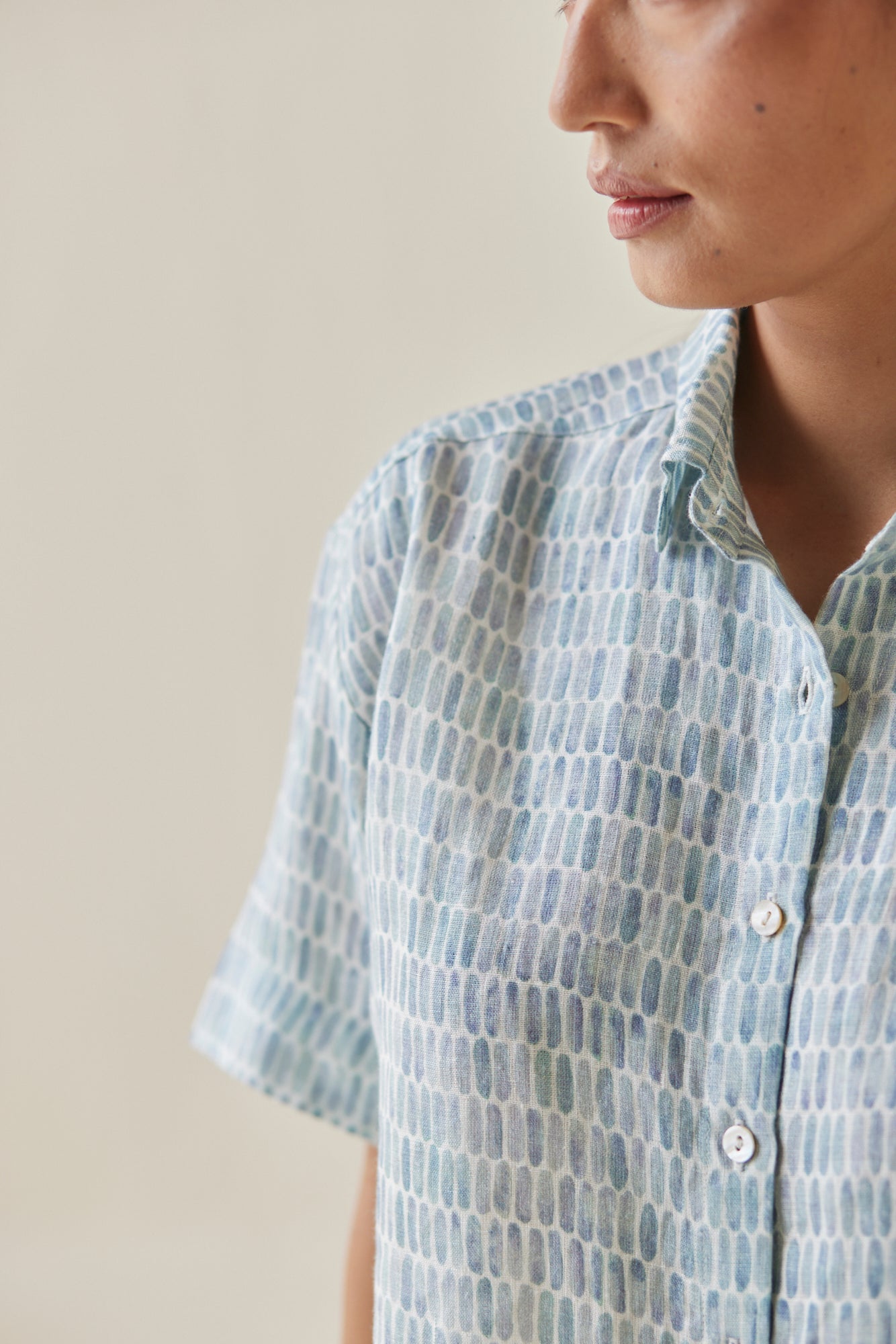 Echo Speckle Blue Shirt