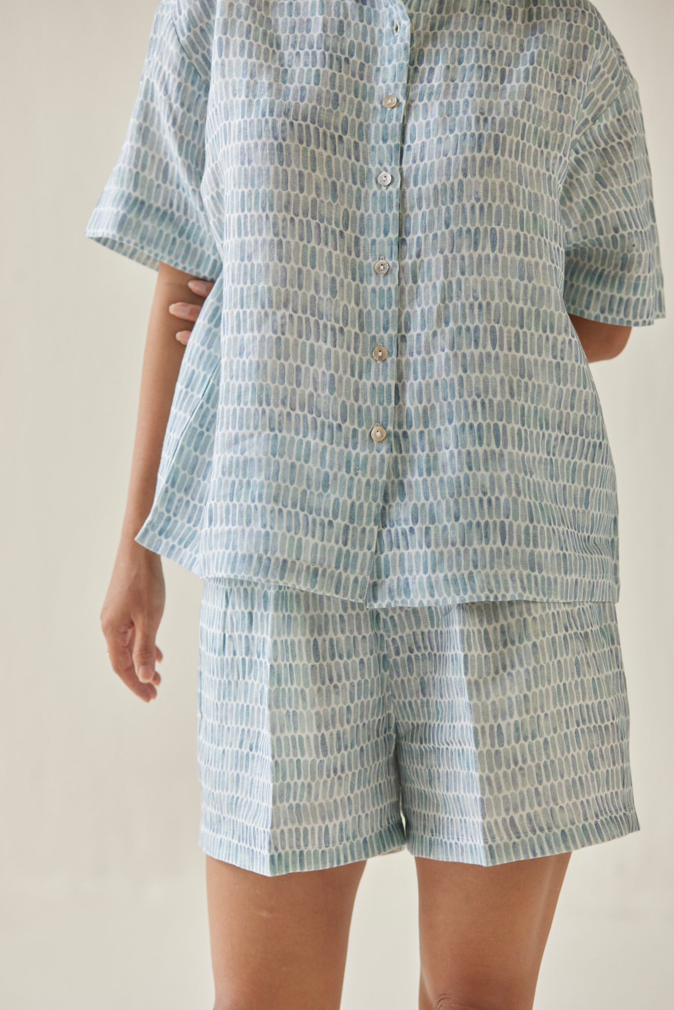 Echo Speckle Blue Shirt