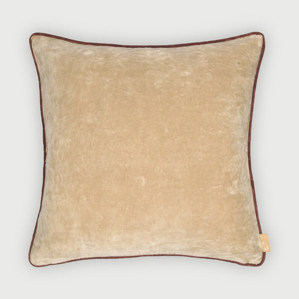 Glow Sandstone Velvet Cushion Cover