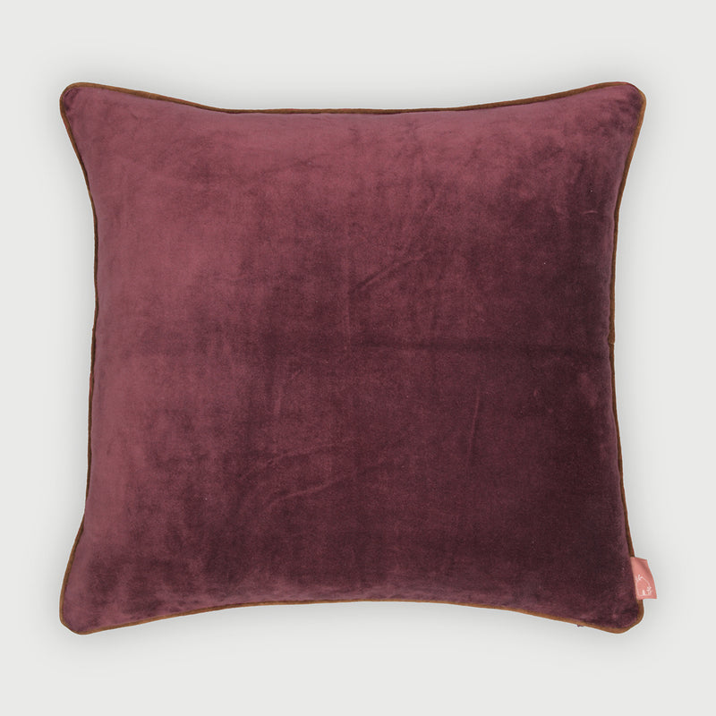 Glow Berry Velvet Cushion Cover