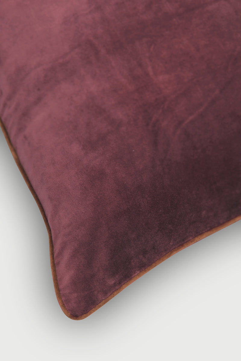 Glow Berry Velvet Cushion Cover