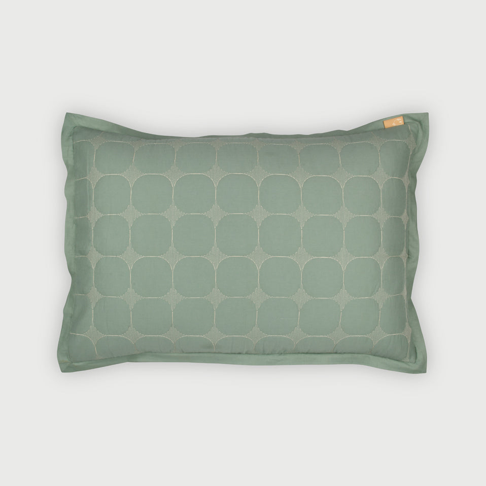 Zen Eucalyptus Cotton Quilted Bedding Set