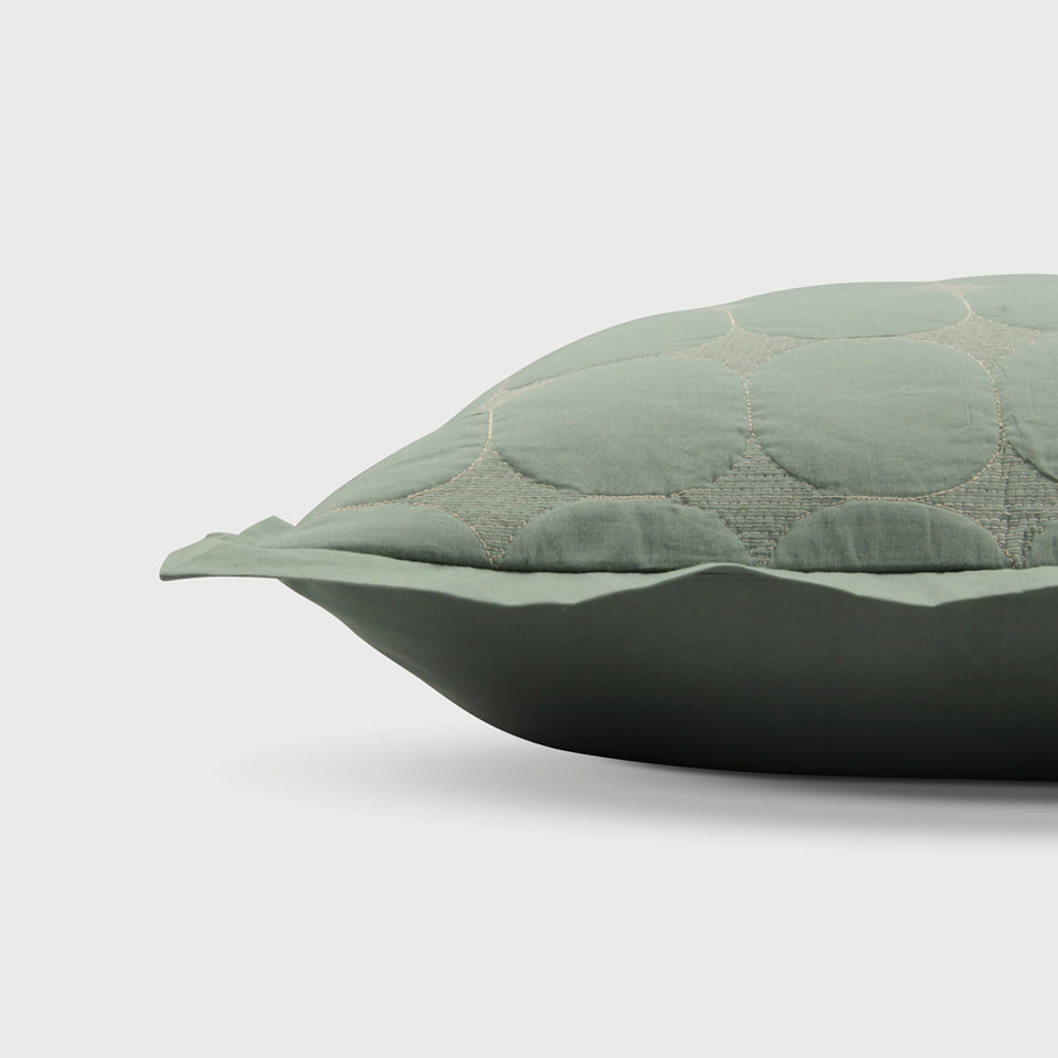 Zen Eucalyptus Cotton Quilted Bedding Set
