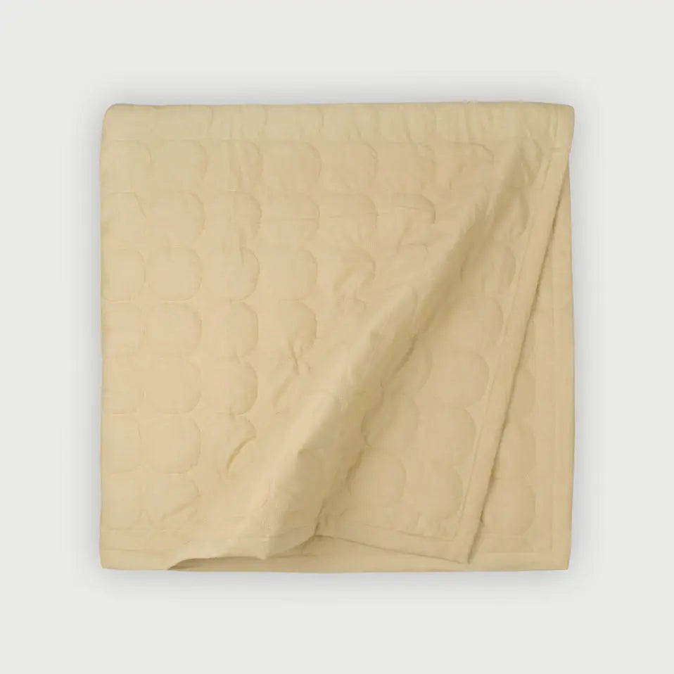 Zen Beige Cotton Quilted Bedding Set SanctuaryLiving