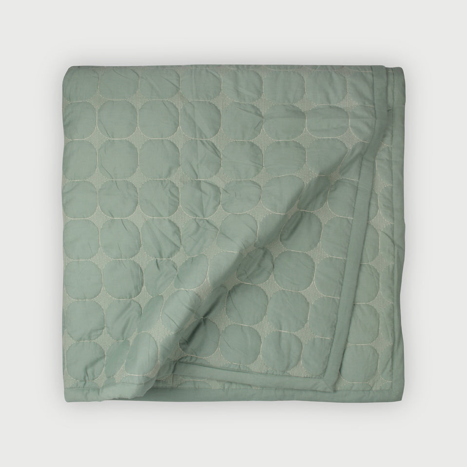 Zen Eucalyptus Cotton Quilted Bedding Set