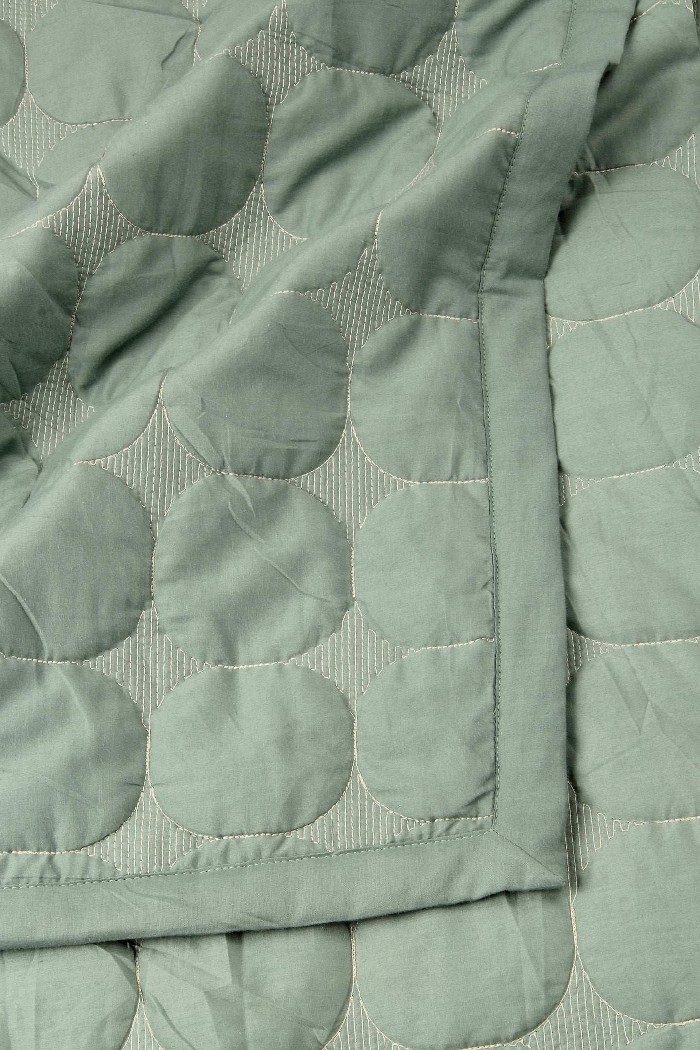 Zen Eucalyptus Cotton Quilted Bedding Set