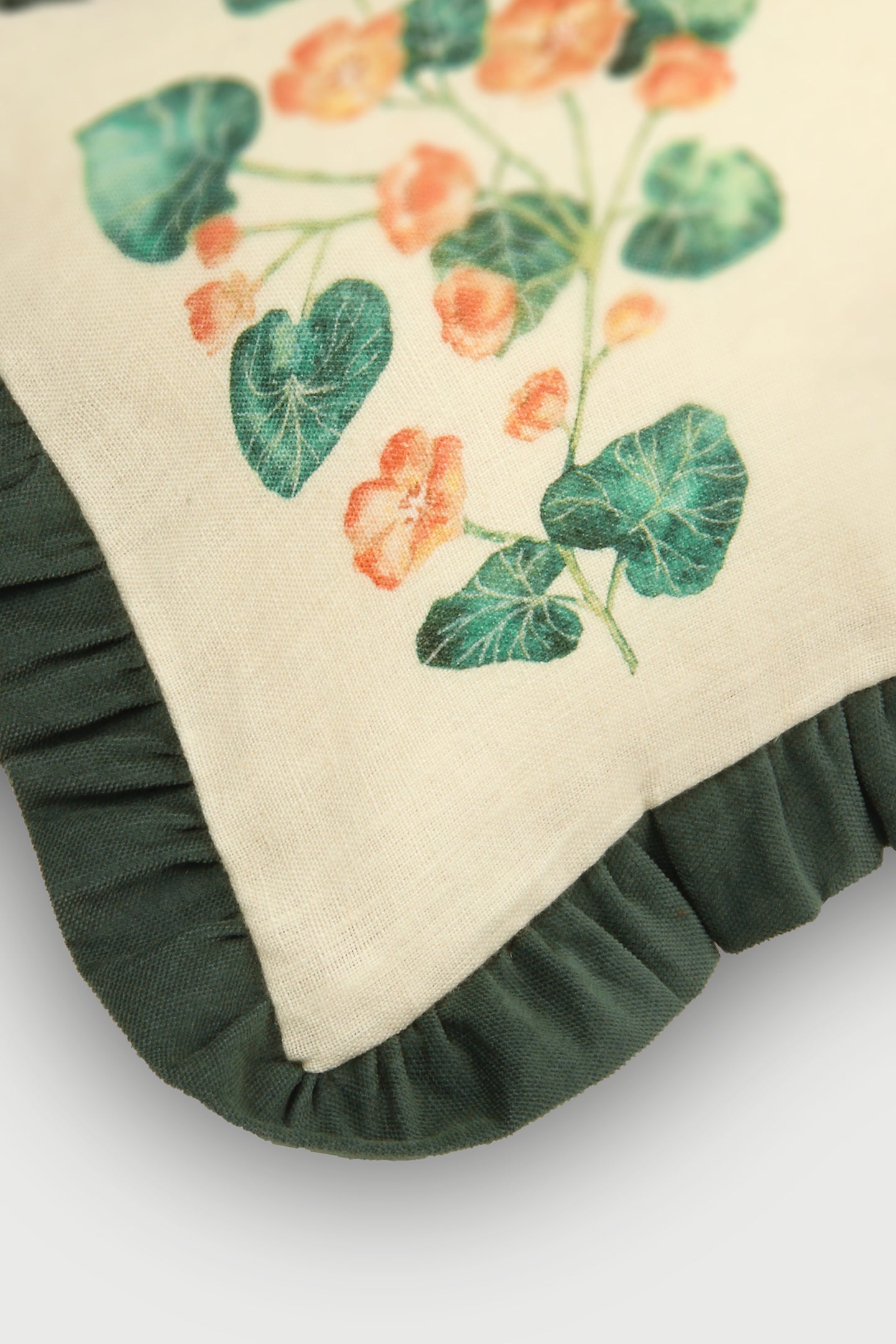 Fiora Ivory Linen Lumbar Cushion Cover