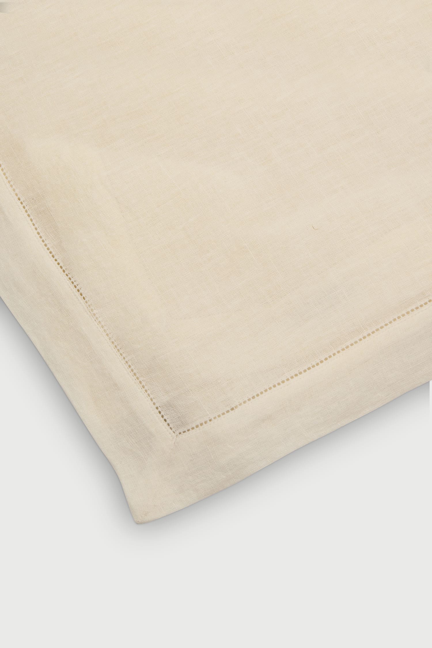 Ivory Linen Table Cover
