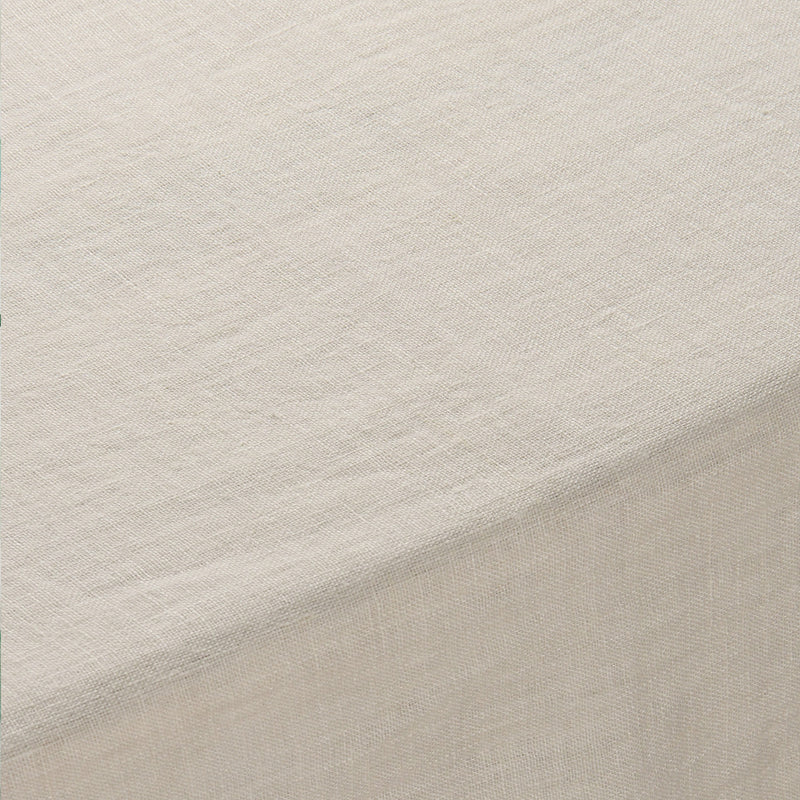 Ivory Linen Table Cover