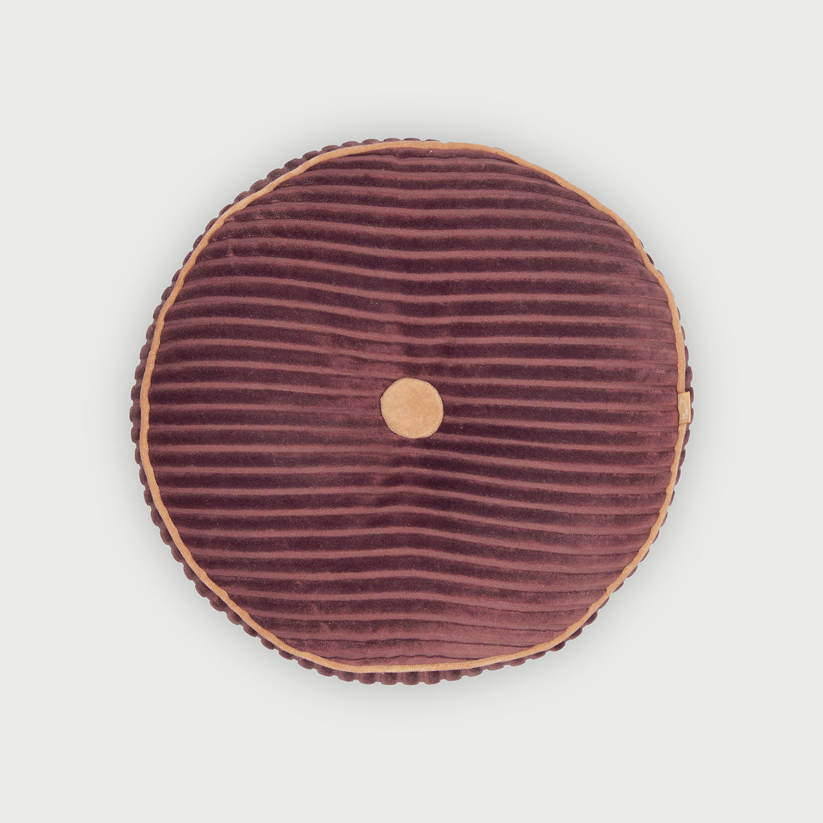 Luna Berry Velvet Round cushion