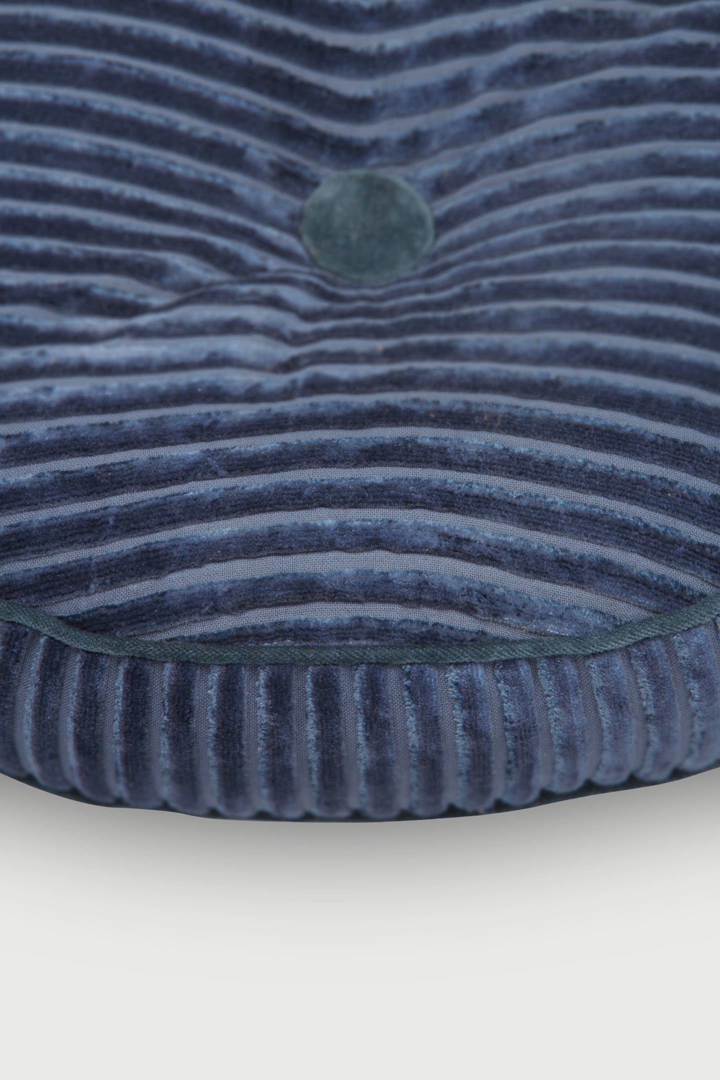 Luna Cobalt Velvet Round Cushion