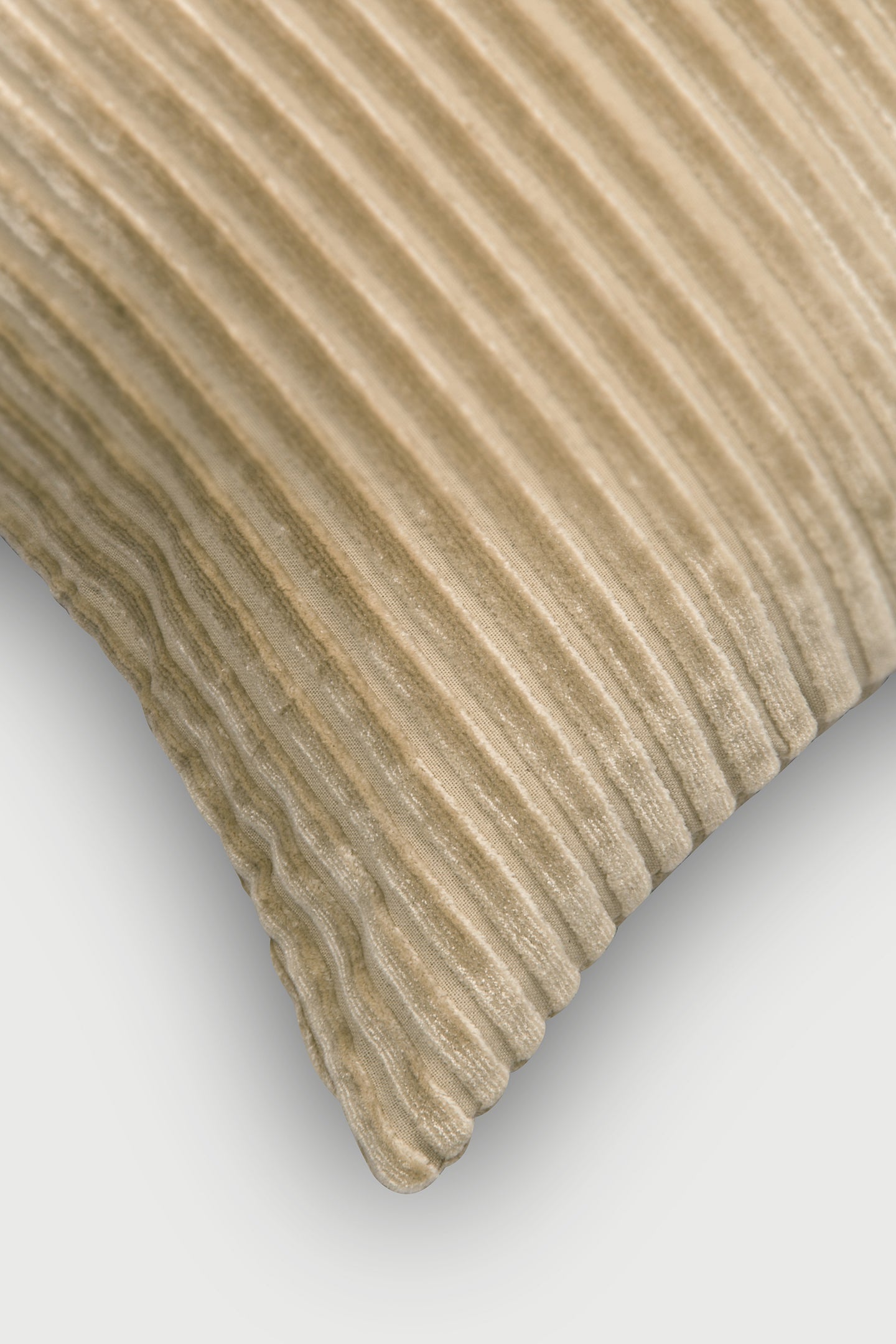 Luna Sandstone Oblong Velvet Cushion Cover