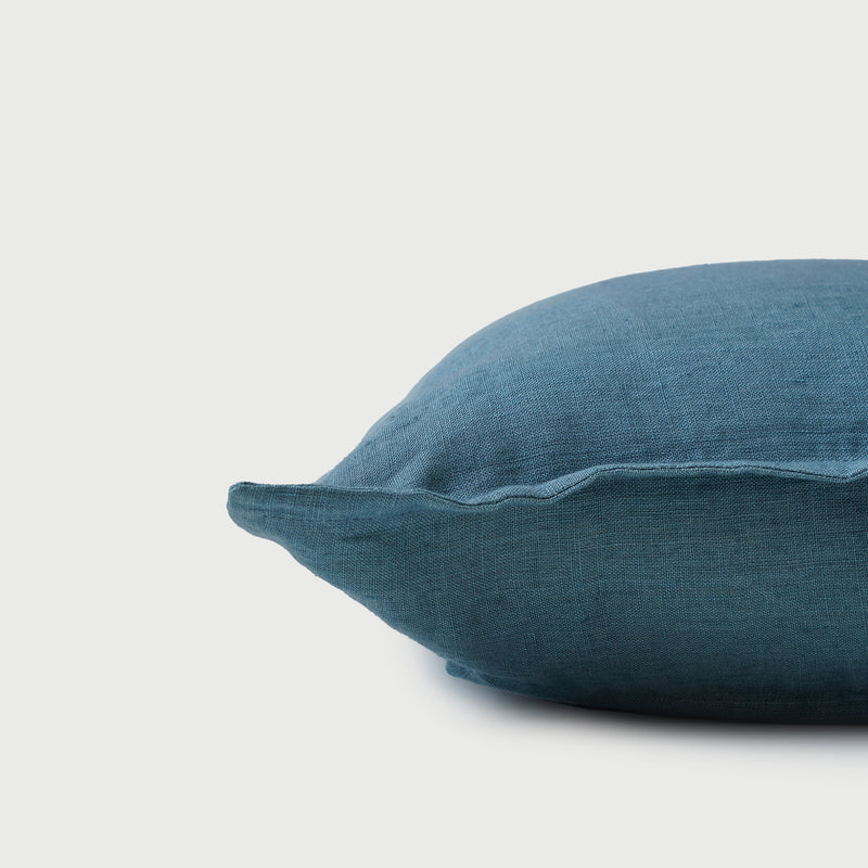 Azure Linen Cushion Cover