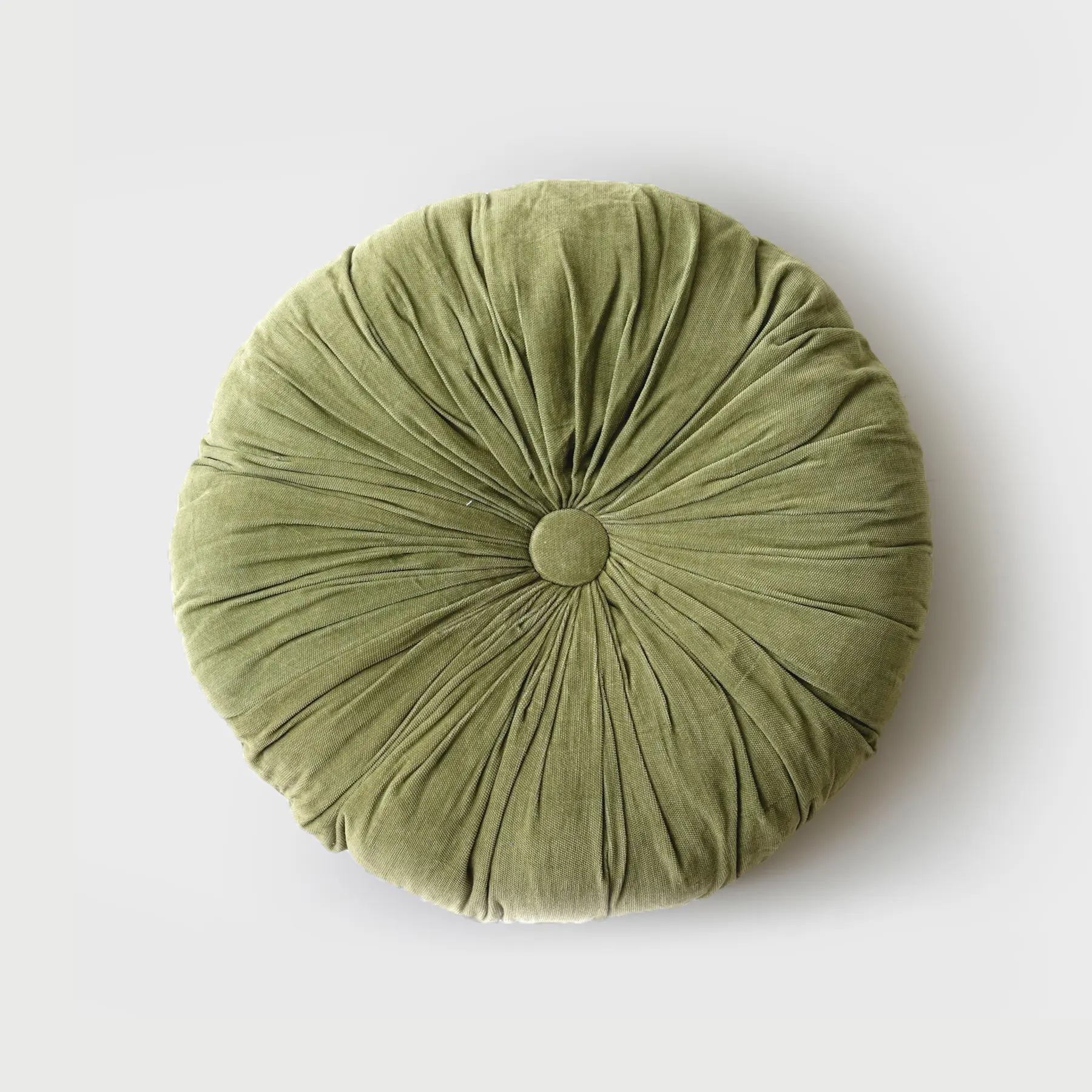 Cuddle Fern Velvet Round Cushion SanctuaryLiving