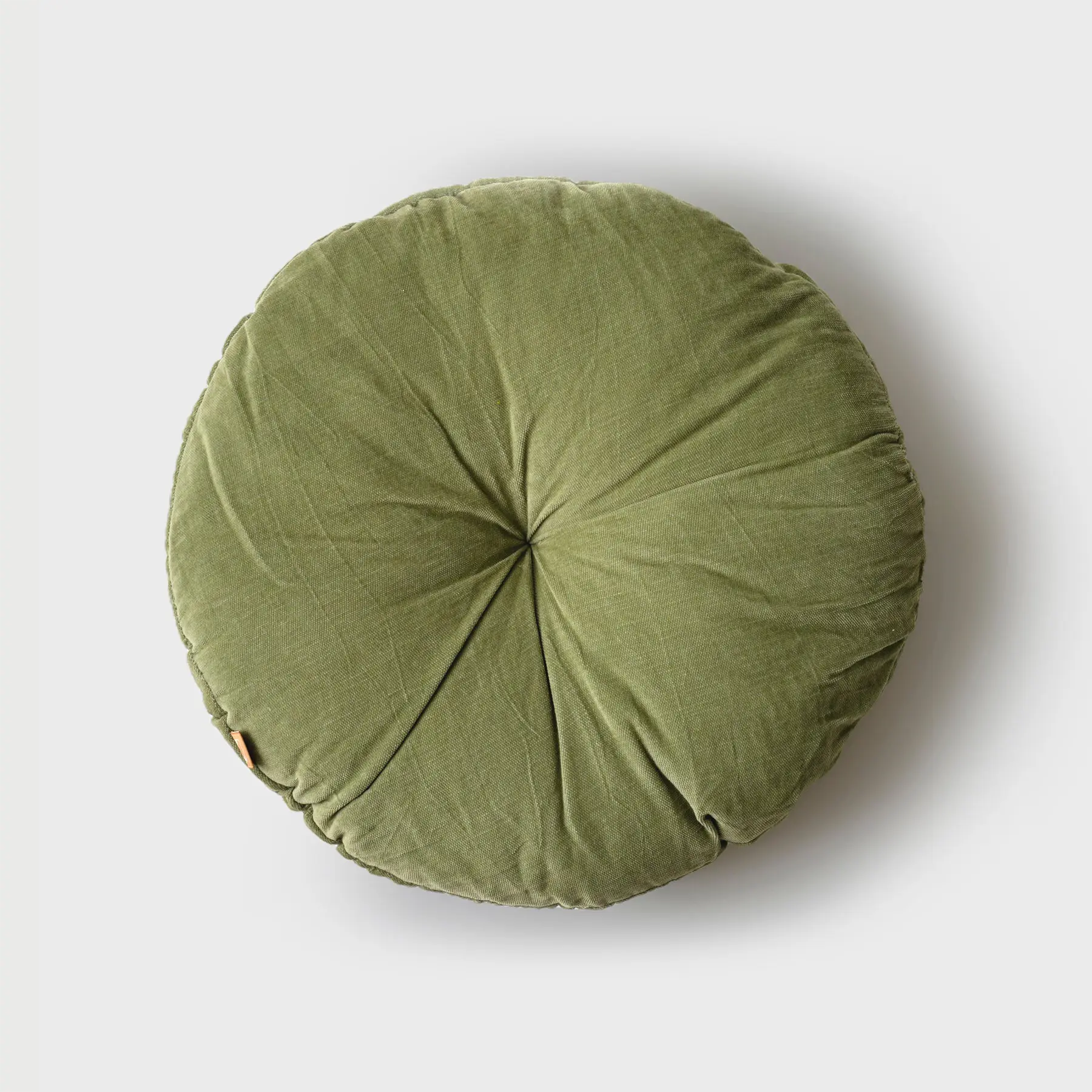 Cuddle Fern Velvet Round Cushion SanctuaryLiving