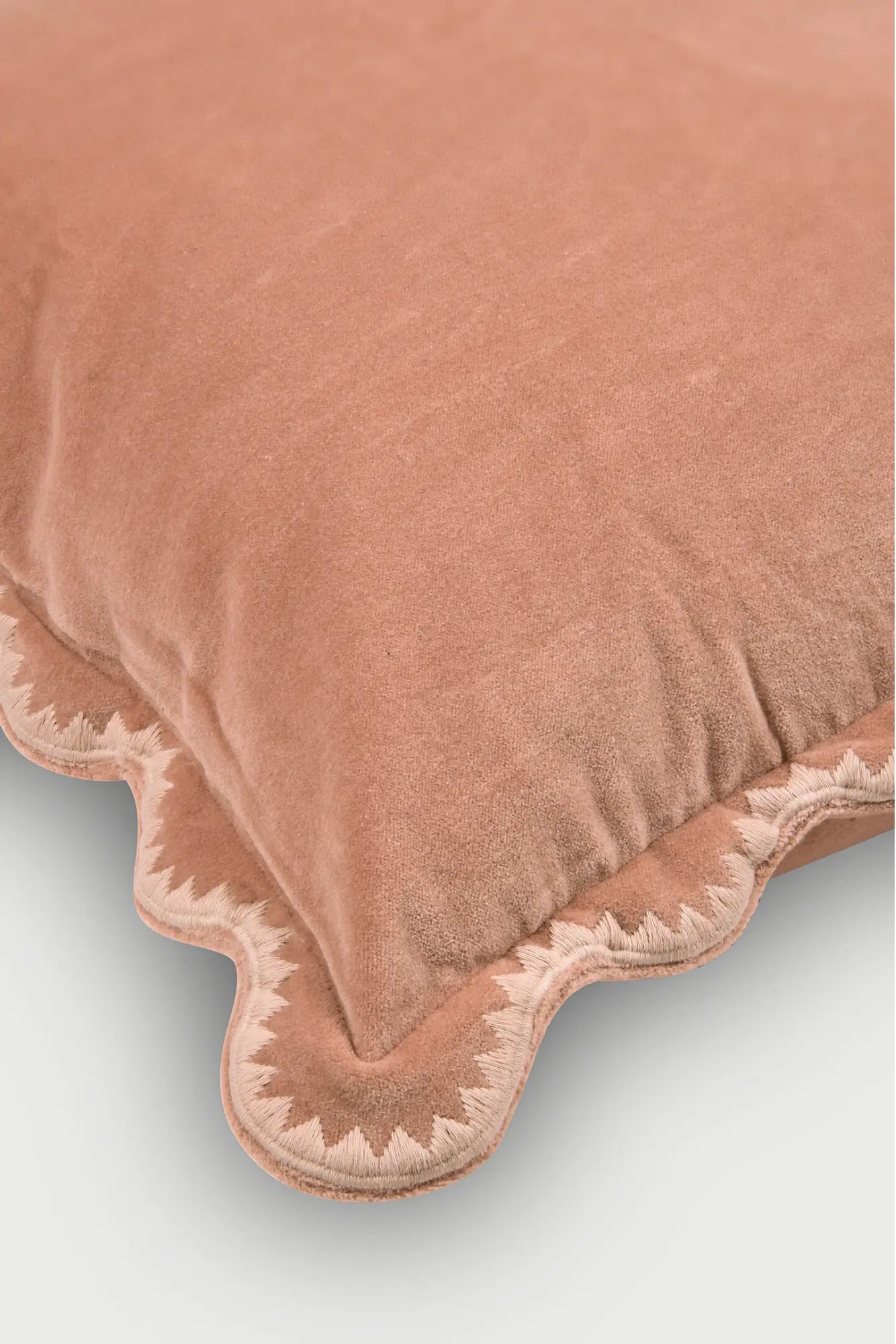 Mirage Scallop Apricot Cushion Cover SanctuaryLiving