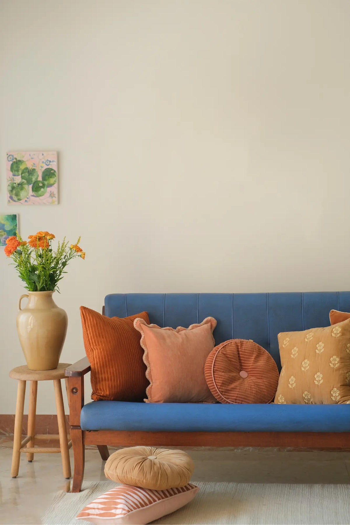 Lucia Amber Embroidered Velvet Cushion Cover SanctuaryLiving