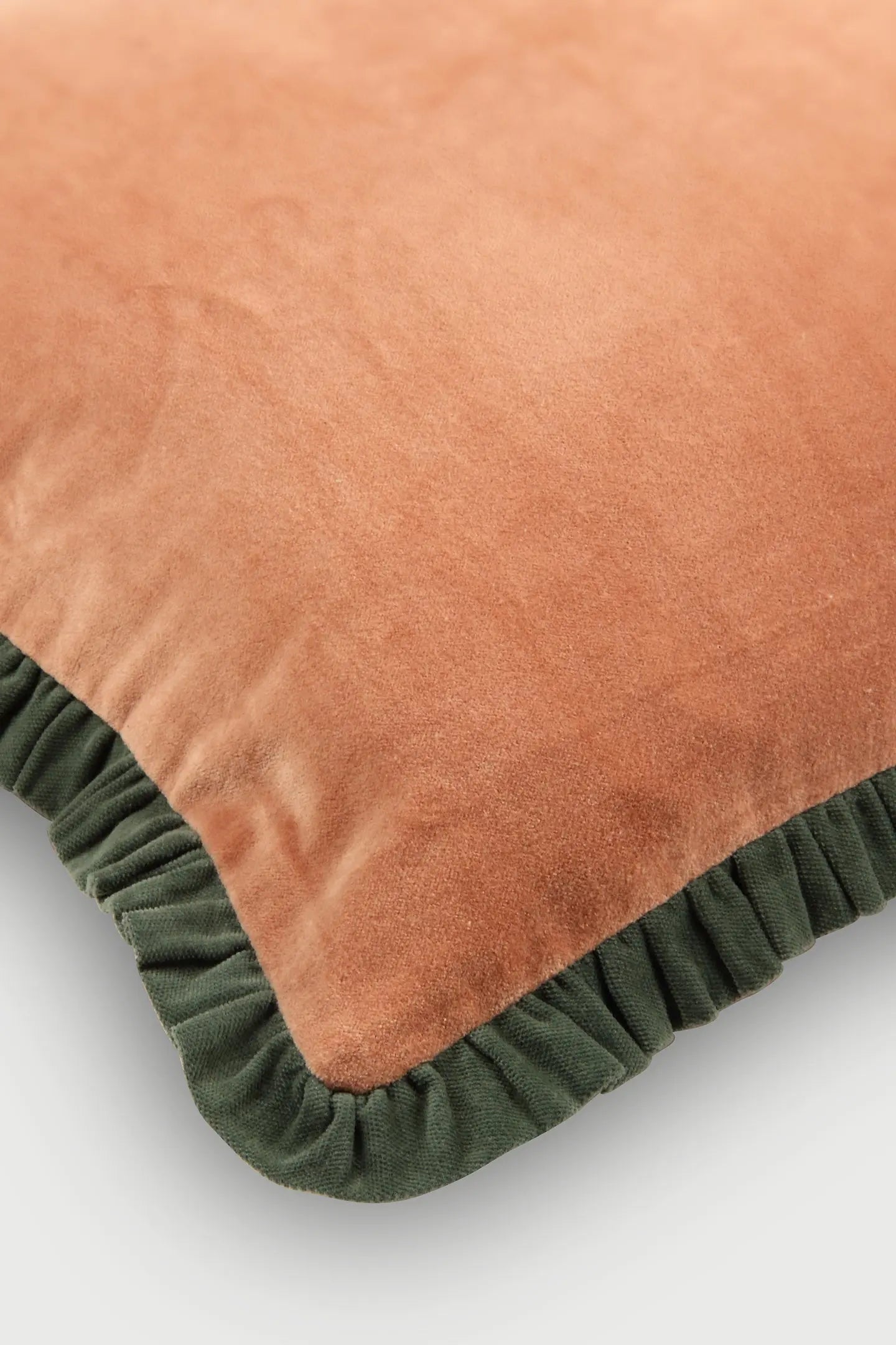 Jasper Ruffle Apricot Cushion Cover SanctuaryLiving