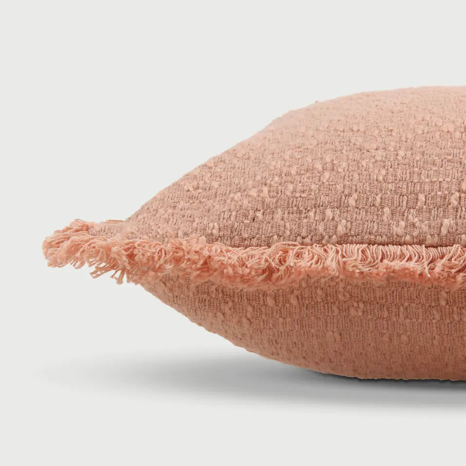 Reed Rose Slub Oblong Cushion Cover SanctuaryLiving