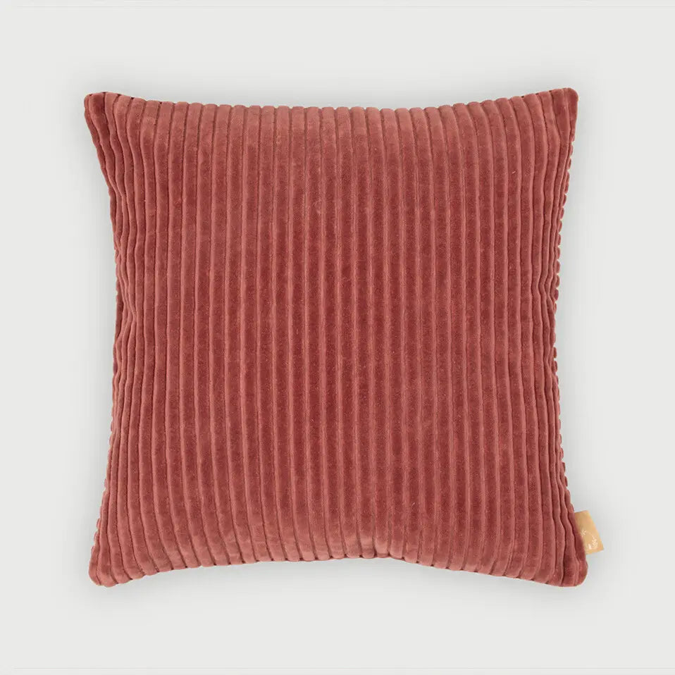Luna Rhubarb Velvet Cushion Cover