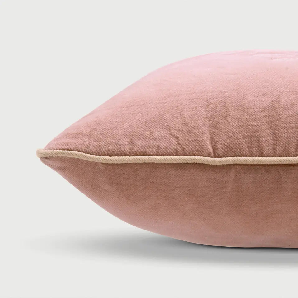 Camellia Rose Cross Stitch Cushion Cover SanctuaryLiving