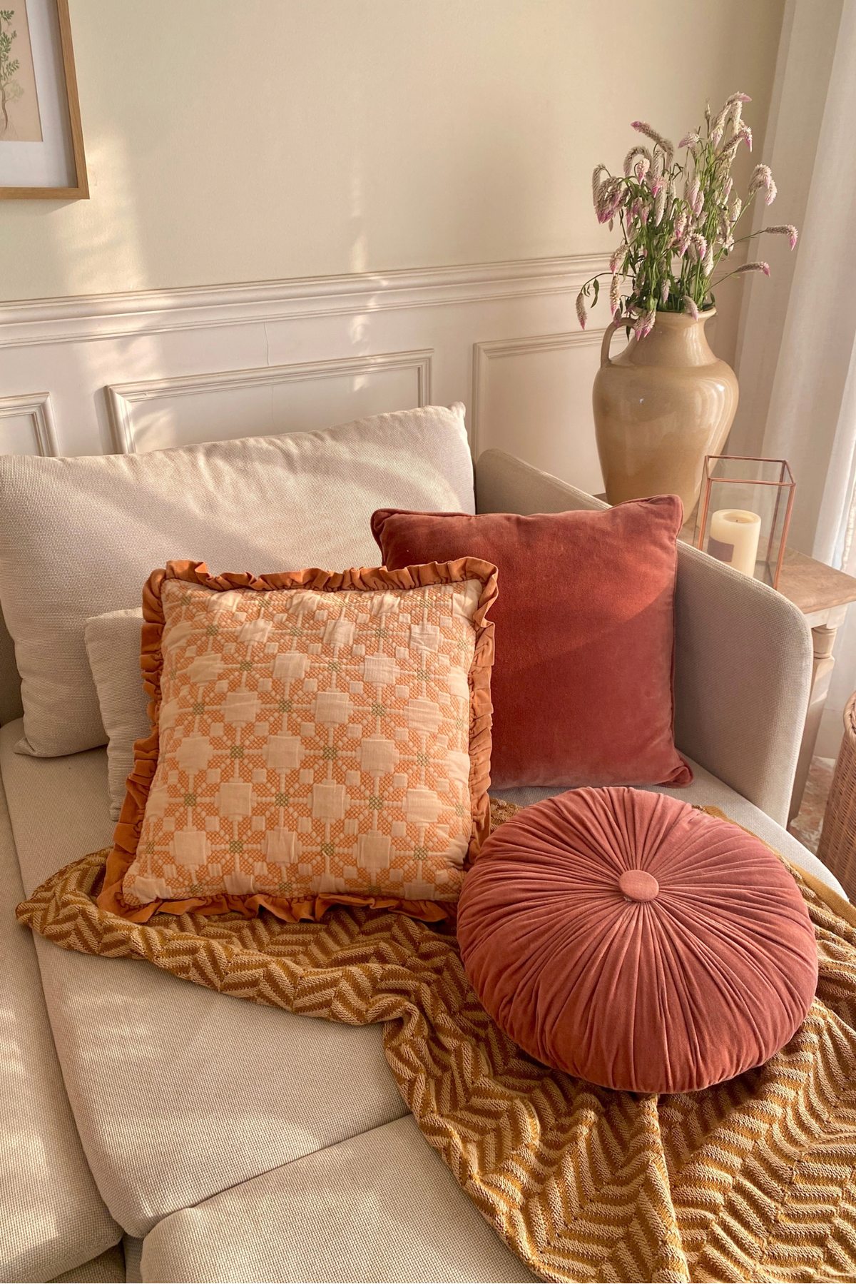 Daisy Sunset Cushion Cover