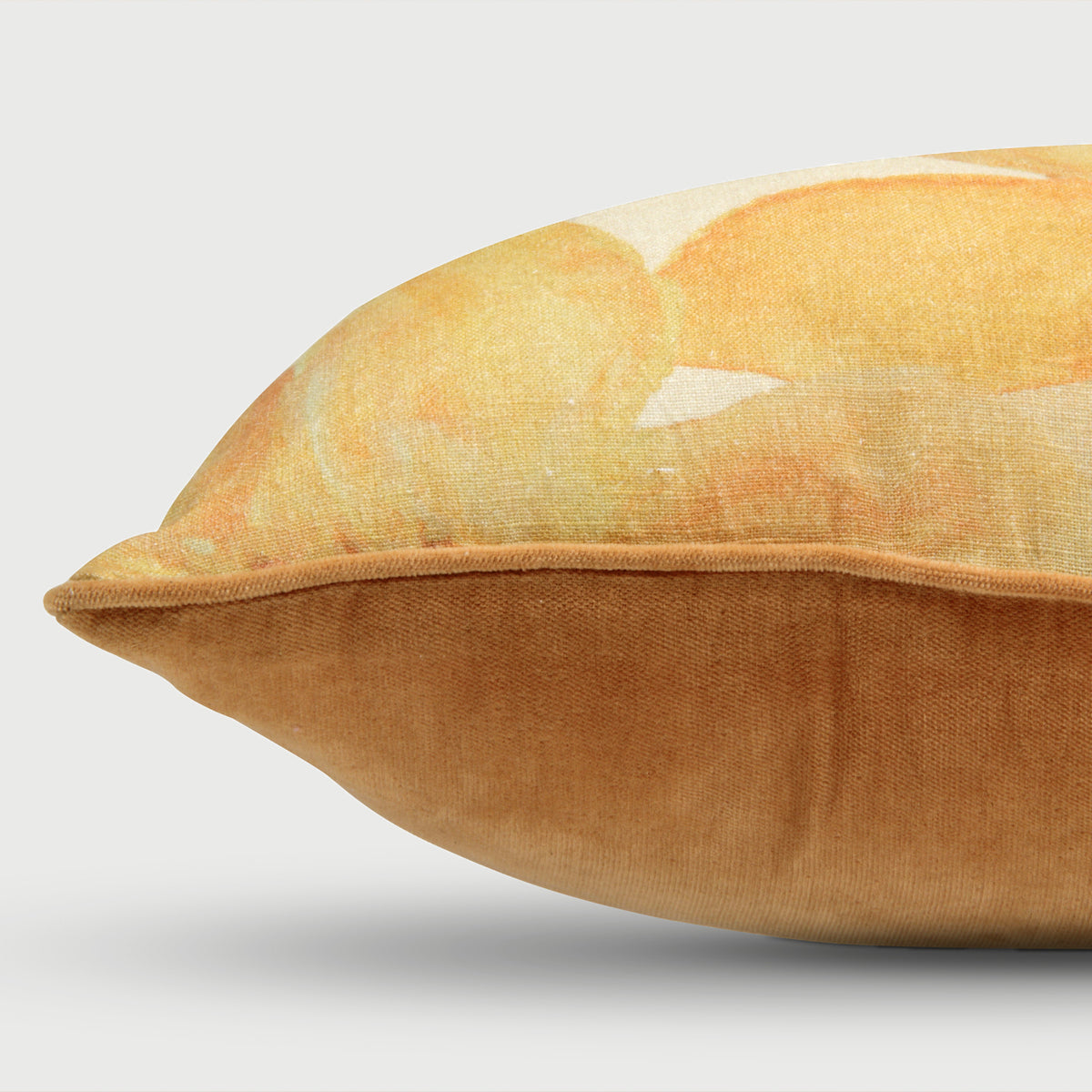 Wildflower Peach Linen Cushion Cover
