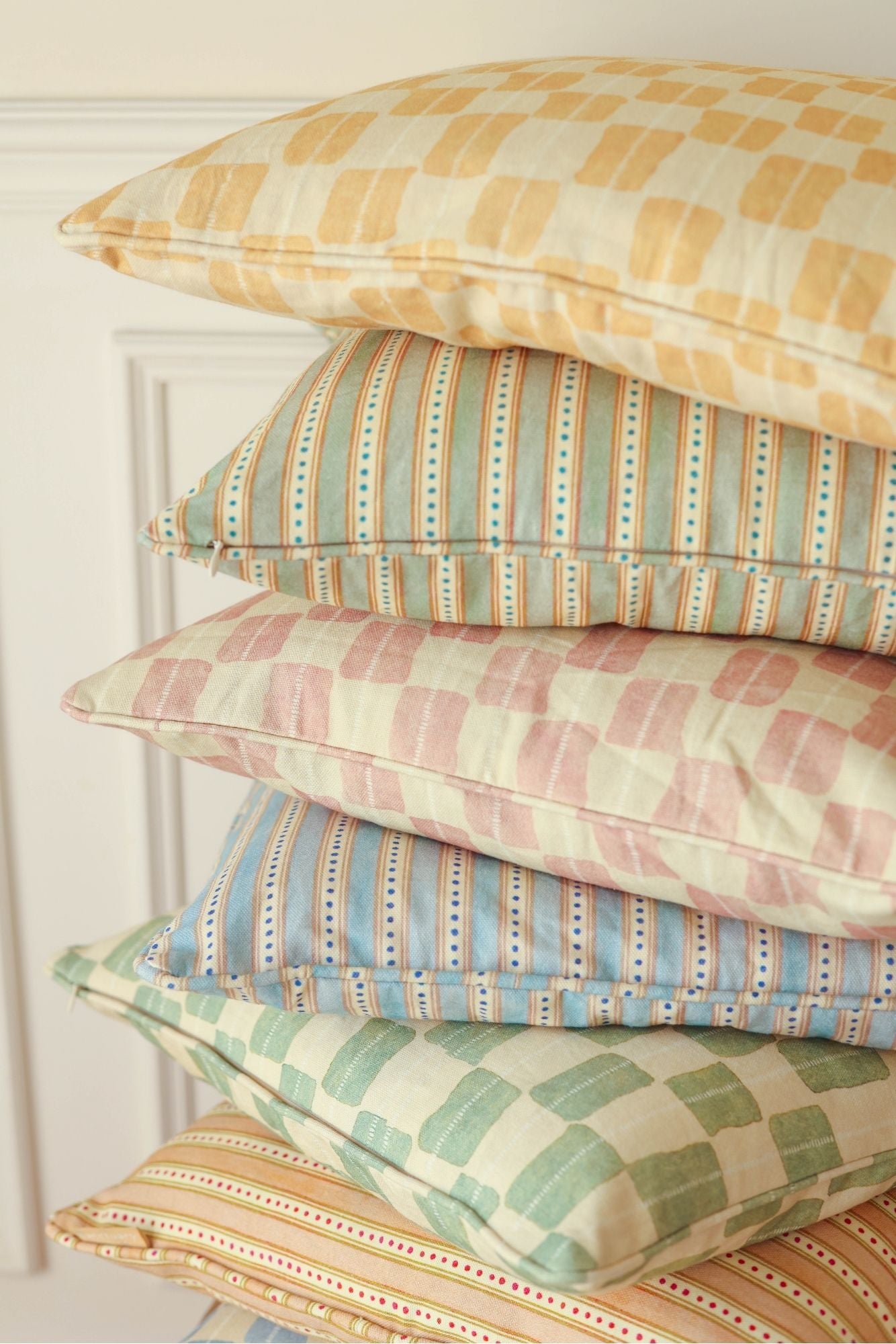 River Soft Blue Cushion Cover