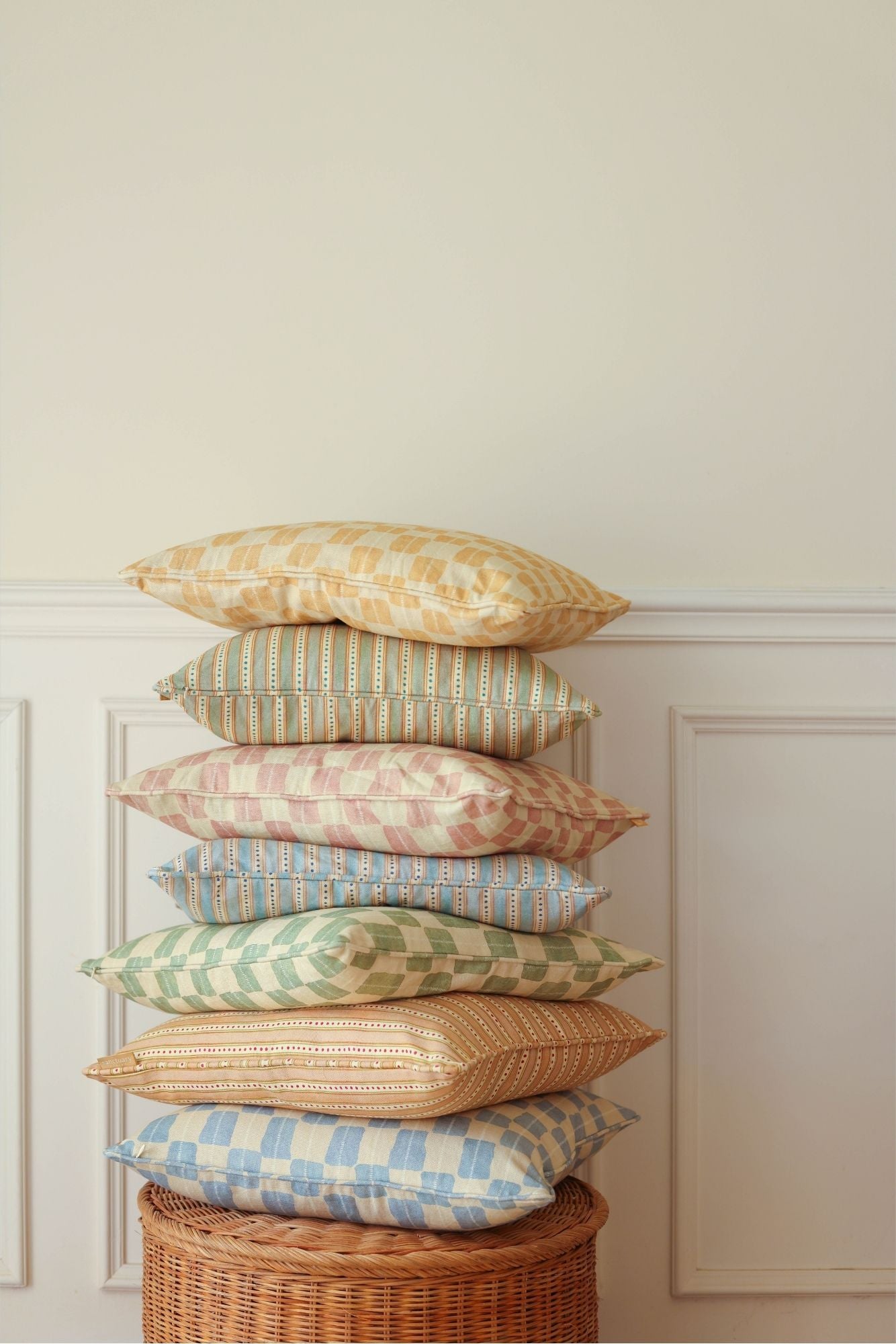 River Soft Blue Cushion Cover