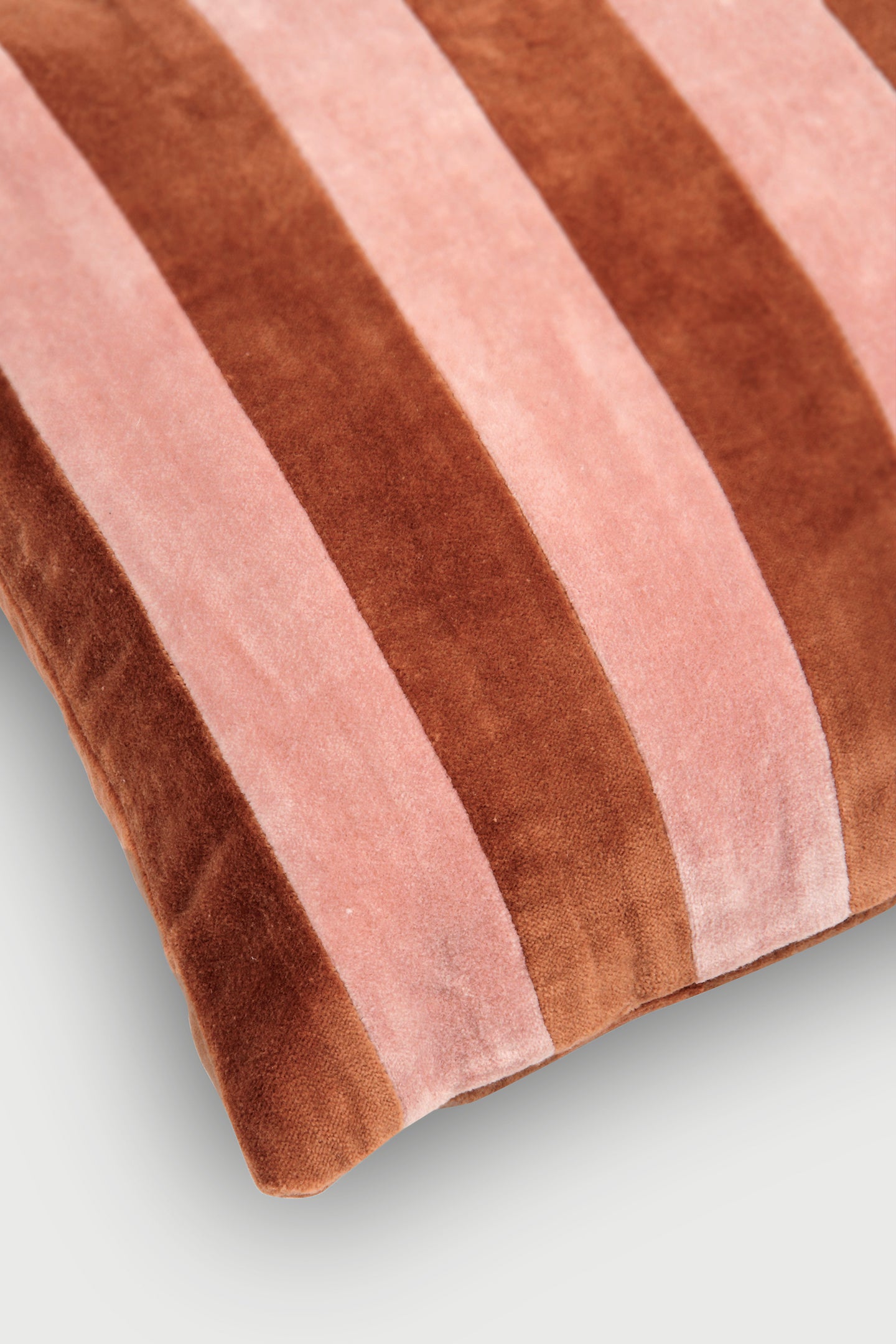 Holly Rhubarb Striped Oblong Cushion Cover