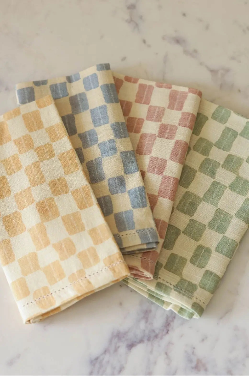 Echo Soft Blue Table Napkins-Set of 6 SanctuaryLiving