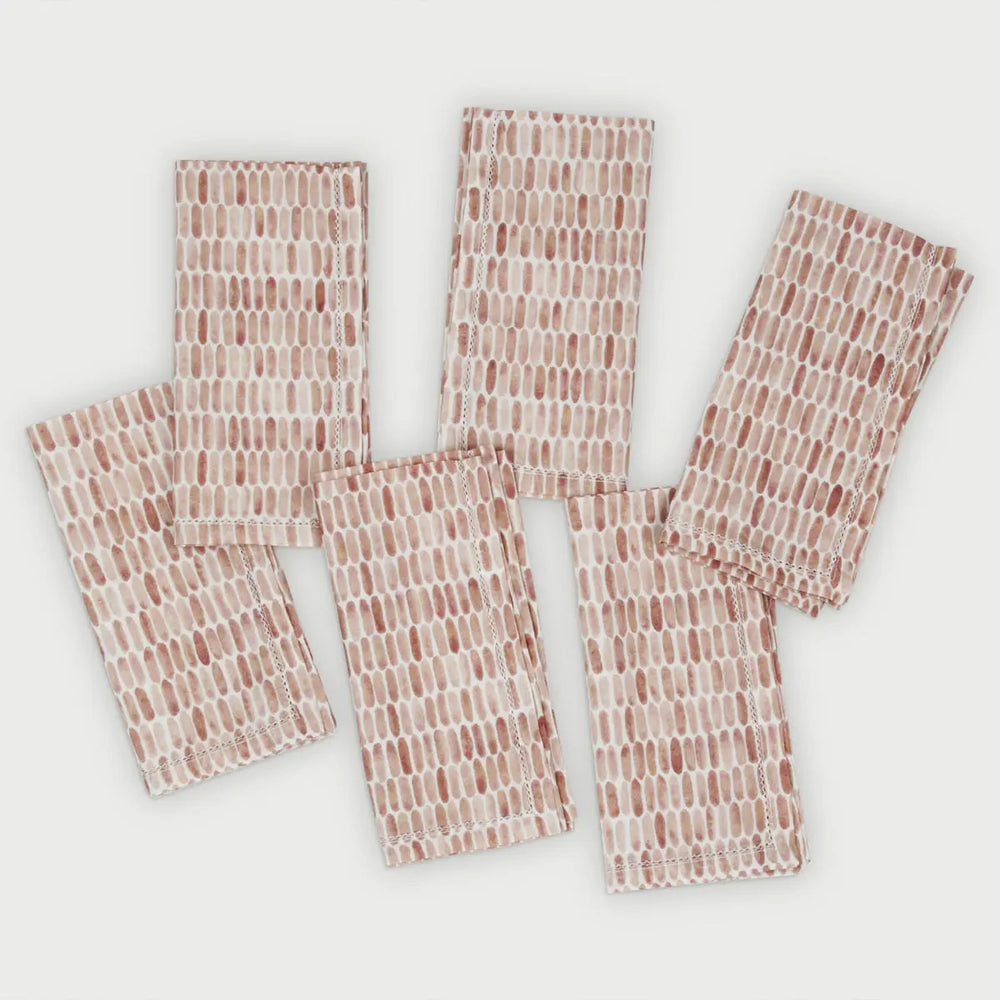 Speckle Spice Cotton Table Napkins-Set of 6