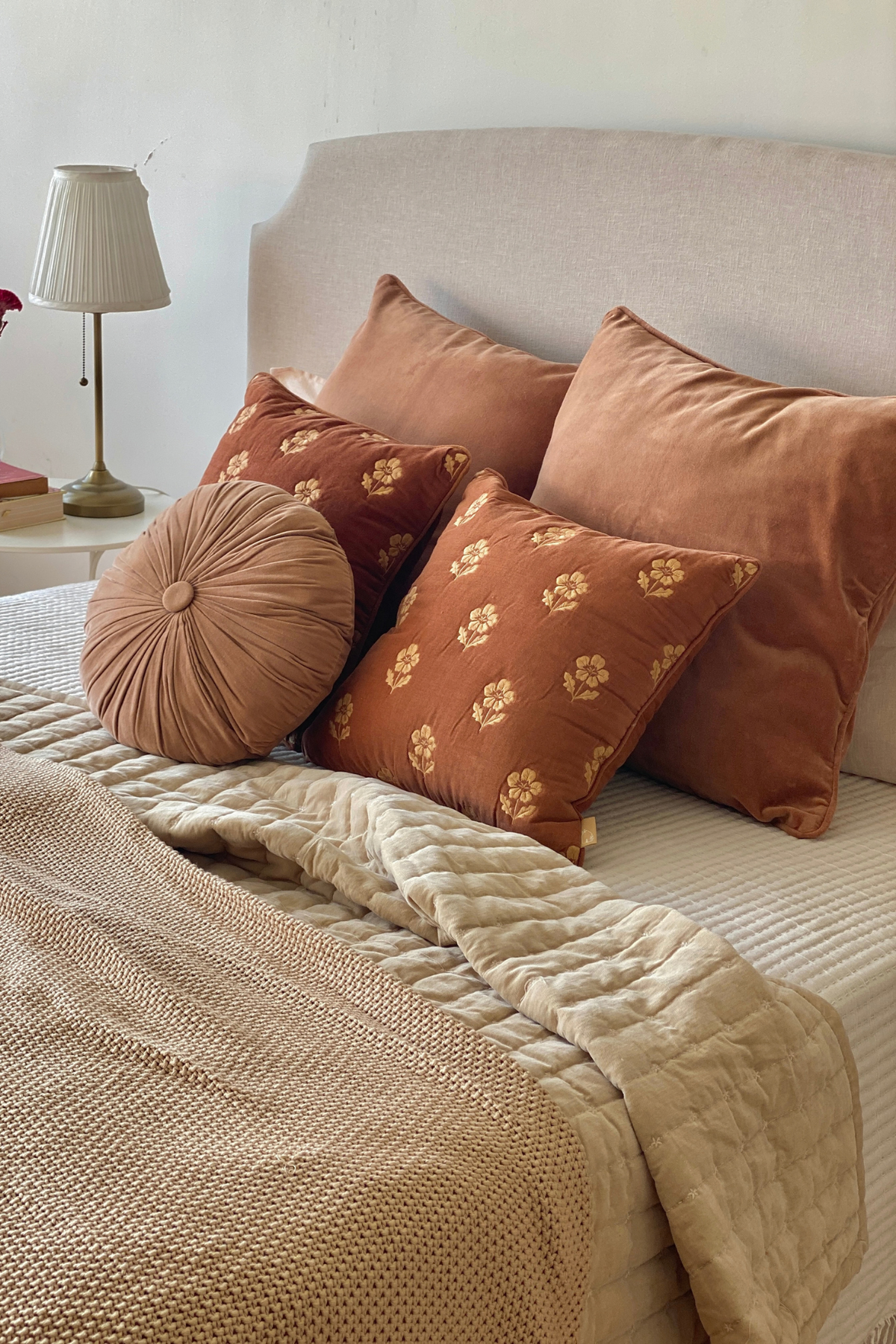 Spice Velvet Euro Sham