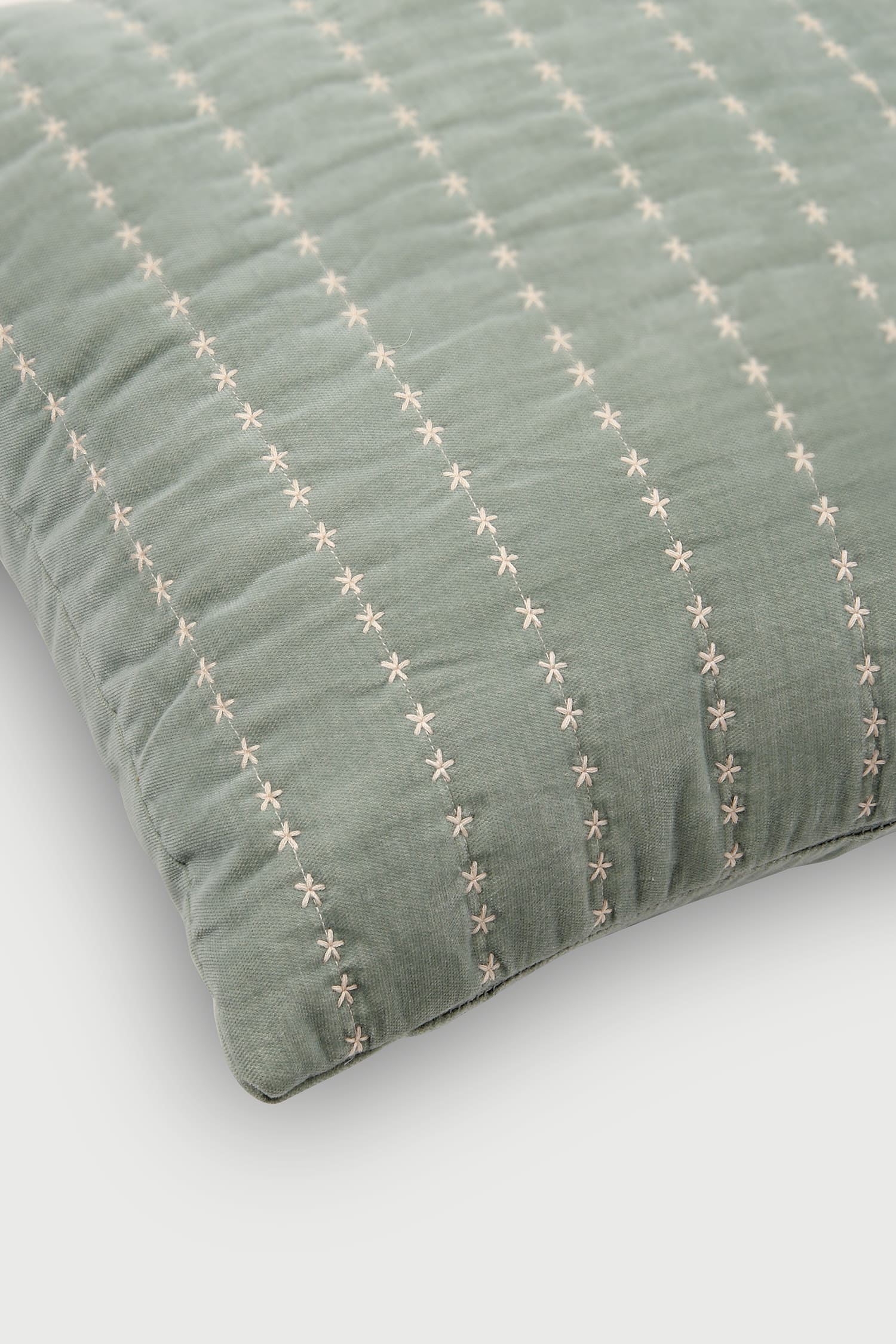 Sitara Duck Egg Velvet Cushion Cover