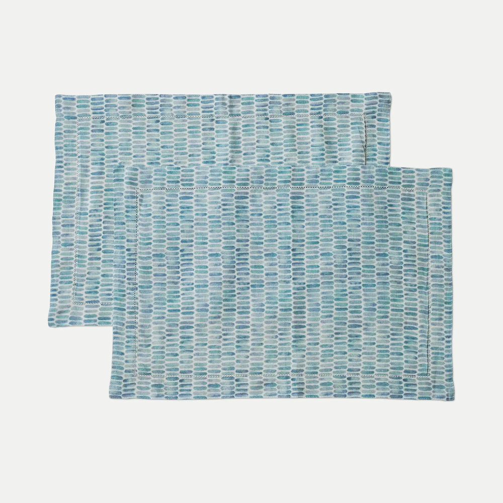 Speckle Blue Table Mats-Set of 2
