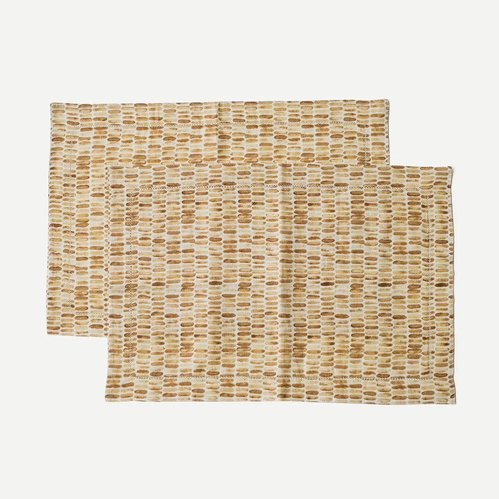 Speckle Brown Table Mats-Set of 2