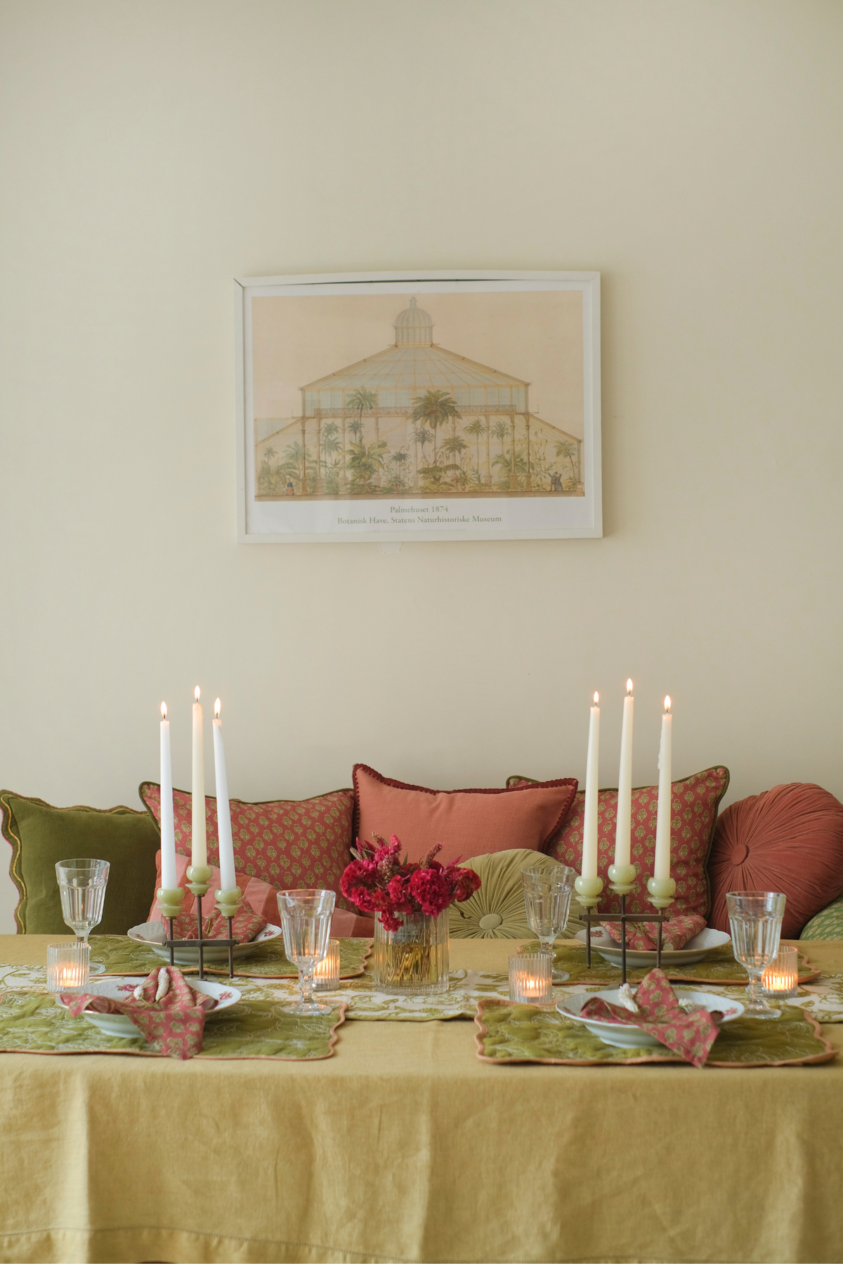 Sand Linen Table Cover