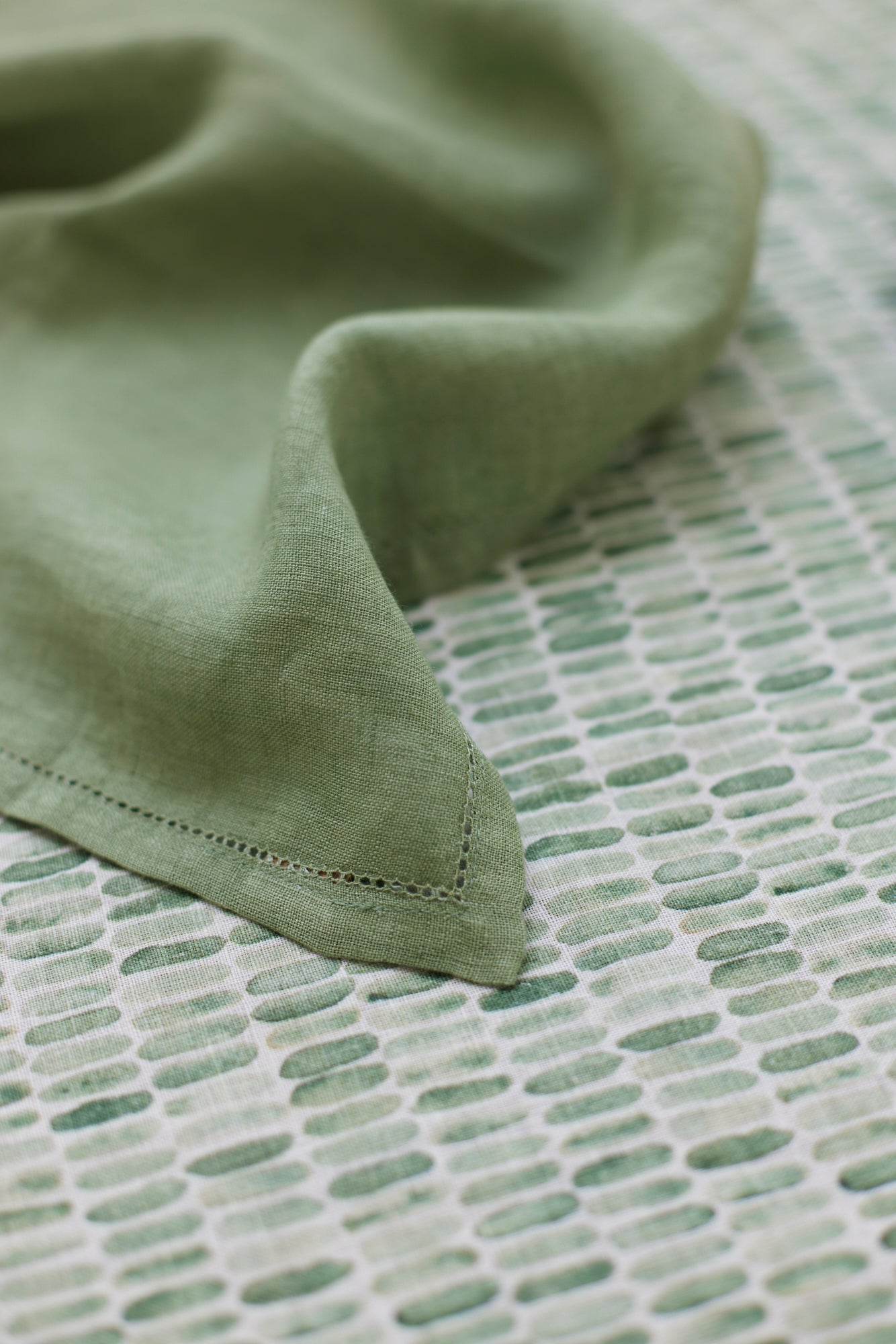 Fern Linen Table Runner