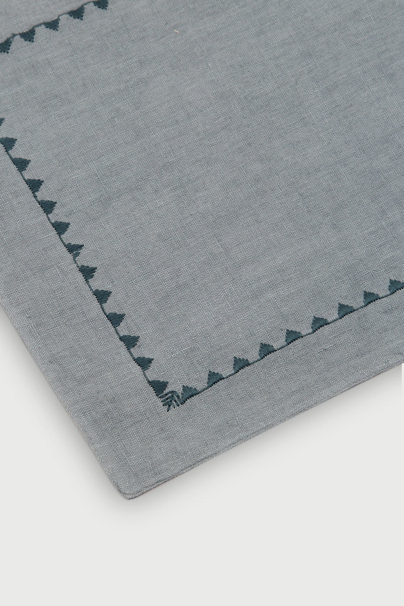 Mirage Baby Blue  Linen Table Mats | Set of 2