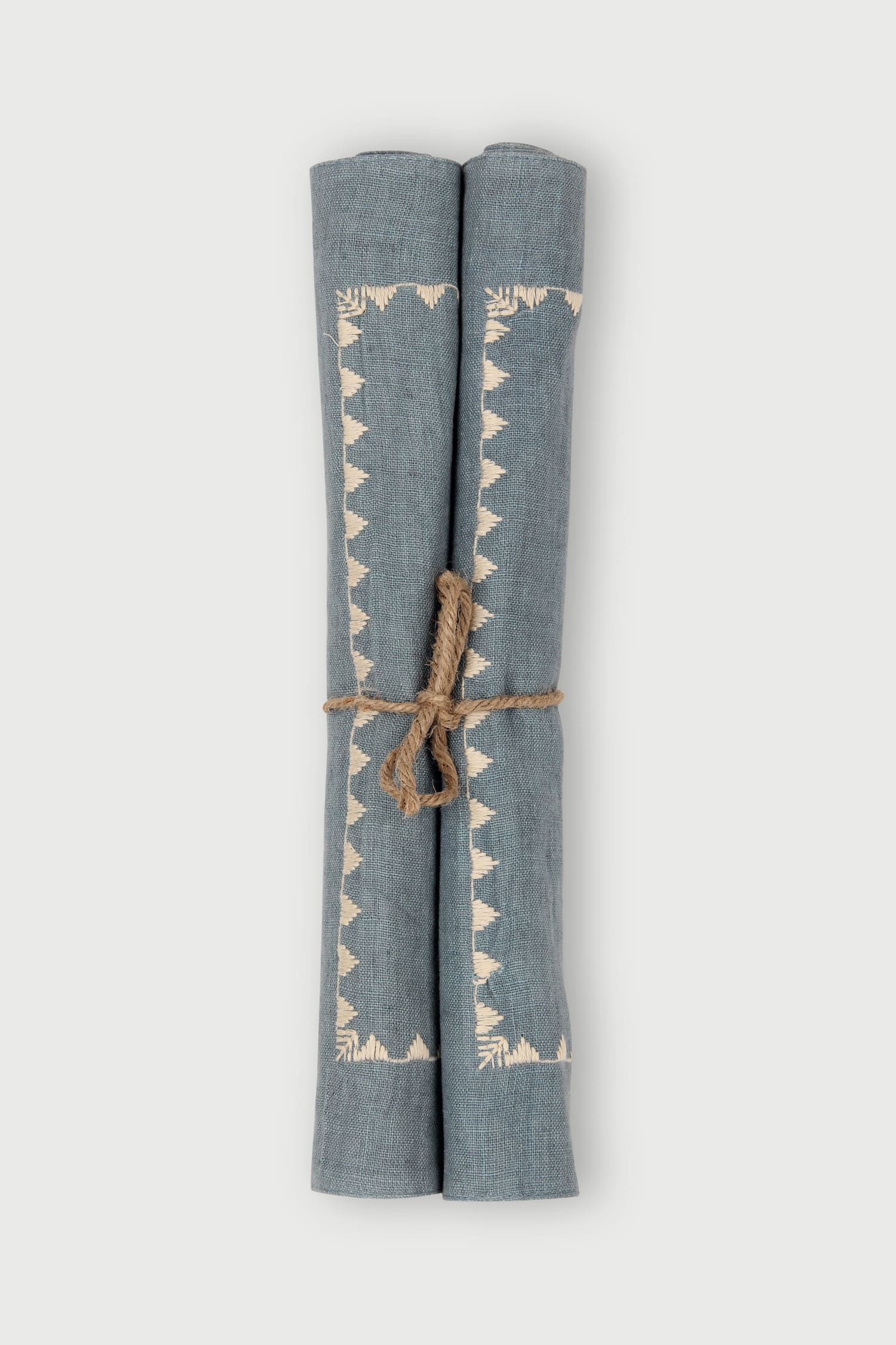 Mirage Azure Linen Table Mats-Set of 2