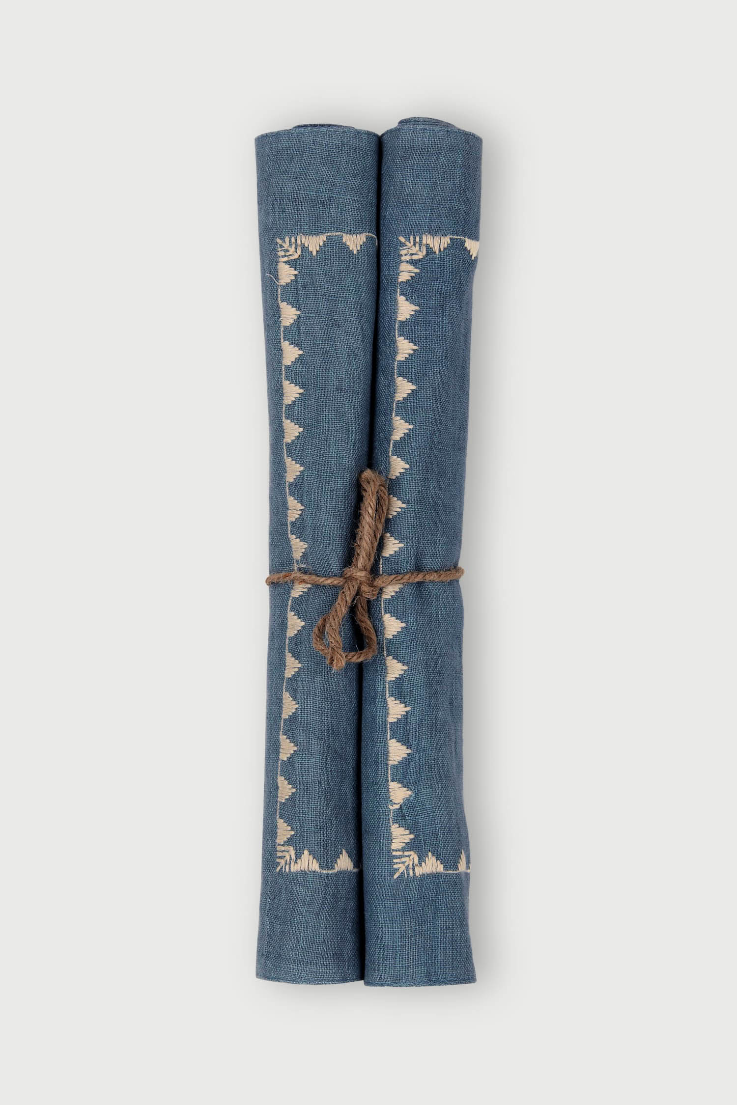Mirage Azure Linen Table Mats-Set of 2