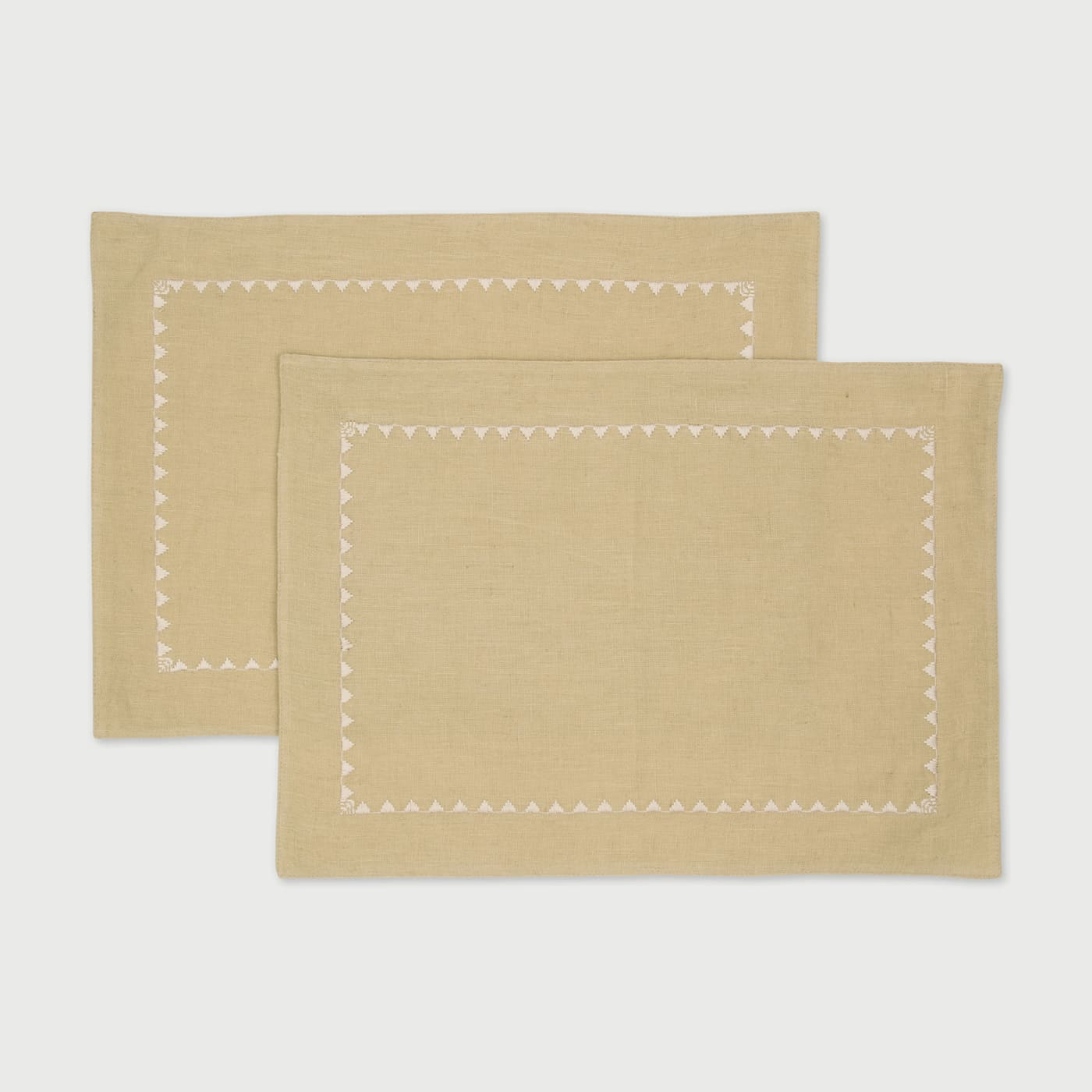 Mirage Sand Linen Table Mats | Set of 2