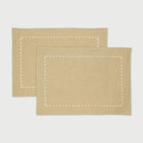 Mirage Sand Linen Table Mats | Set of 2