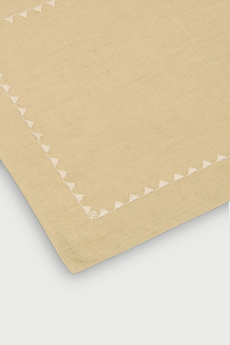 Mirage Sand Linen Table Mats | Set of 2