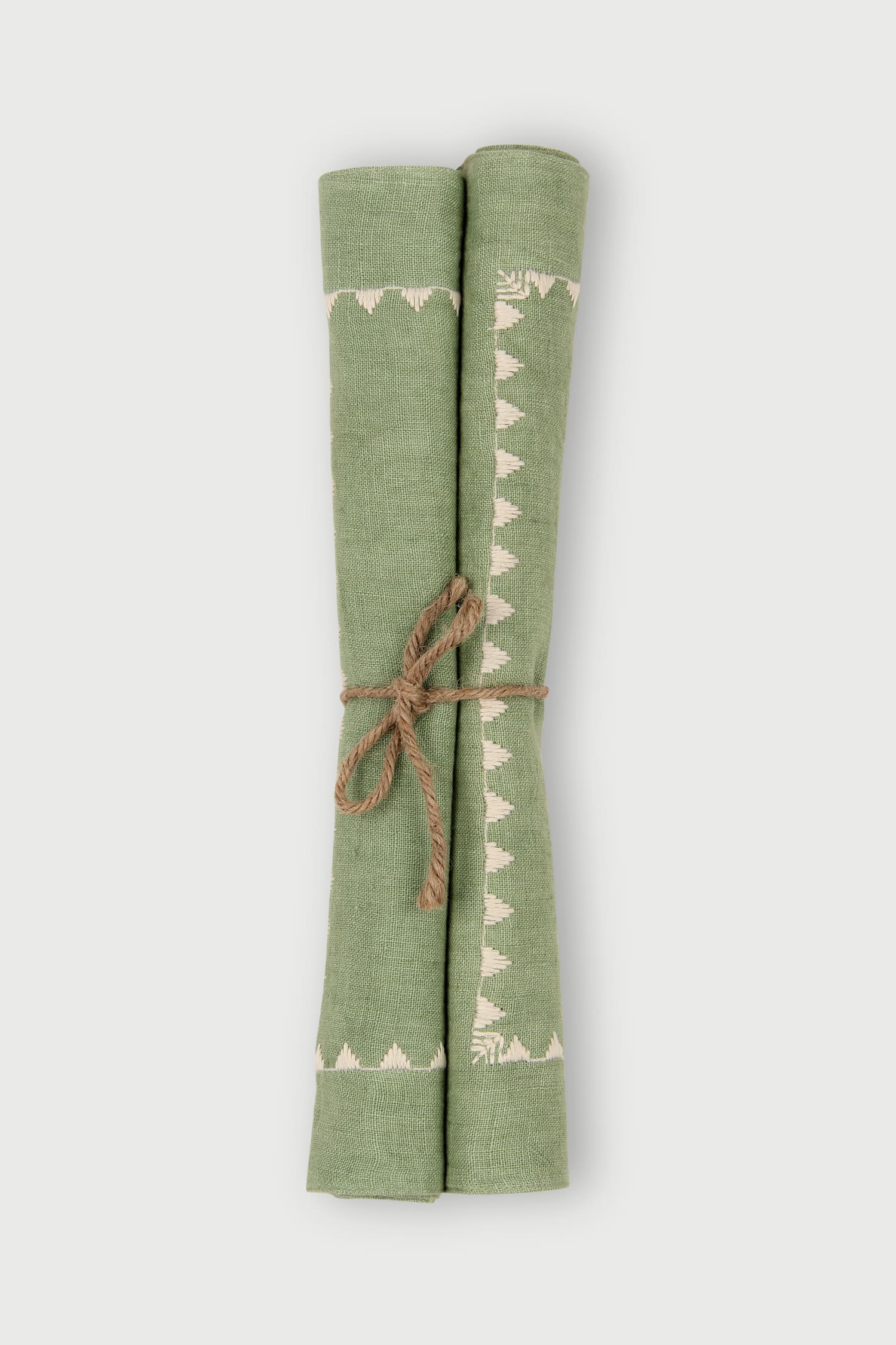Mirage Fern Linen Table Mats-Set of 2