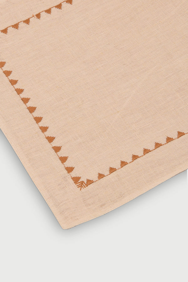 Mirage Soft Pink Linen Table Mats | Set of 2