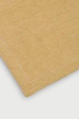 Ochre Linen Table Mats | Set of 2