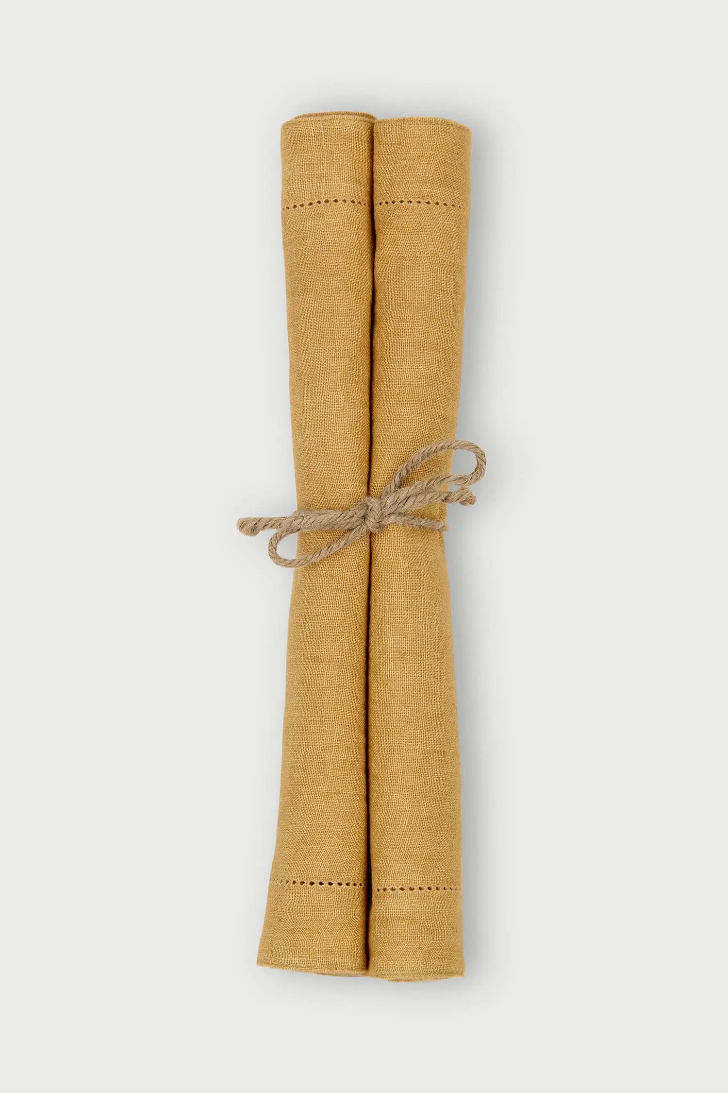 Ochre Linen Table Mats-Set of 2 SanctuaryLiving